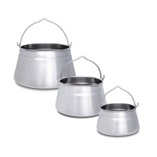 Halfőző bogrács - rozsdamentes - 40 literes