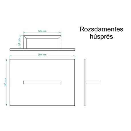 Húsvasaló - húsprés (rozsdamentes)